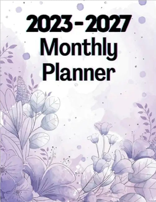 2023-2027 Monthly Planner special Gift for Women: 5 Years Pocket Organizer with Purple Cover for Women by Aiden Norwood