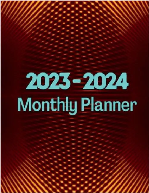 2023-2024 Monthly Planner for Men with Minimalist Cover: 2 Years Journal for Men by Aiden Norwood