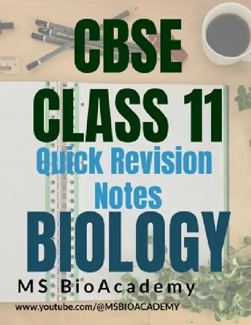 Quick Revision Notes -Part I (Biology) by Monica Sharma