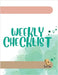 Weekly Checklist: Weekly Checklist/Agenda/Planner/Journal for School and Education/Students/Children - 100 Pages - Large (8.5 x 11 inches) by Farah Rustom