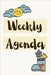 Weekly Agenda: Simple School Agenda for Students - 120 Pages - Large (6" x 9") by Farah Rustom