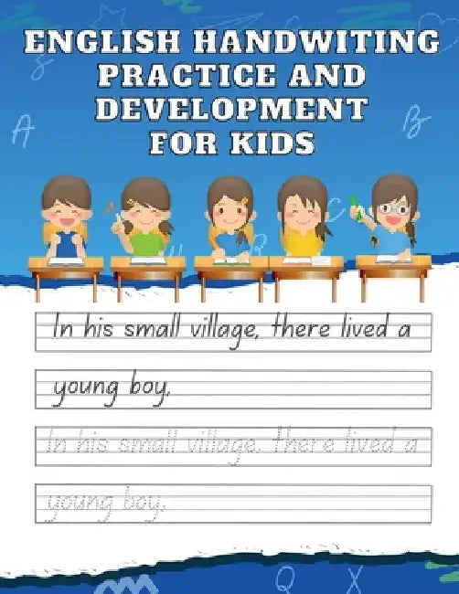 English Handwiting Practice and Development Book for Kids by Develop Kids