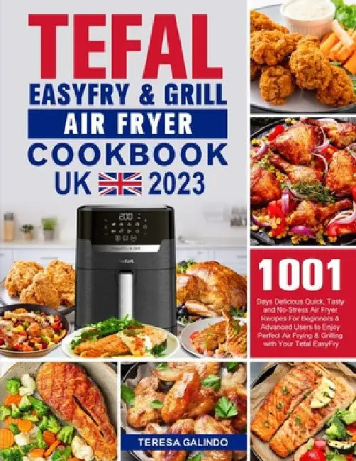Tefal EasyFry & Grill Air Fryer UK Cookbook 2023: 1001-Day Delicious Quick, Tasty and No-Stress Air Fryer Recipes For Beginners & Advanced Users to En by Teresa Galindo