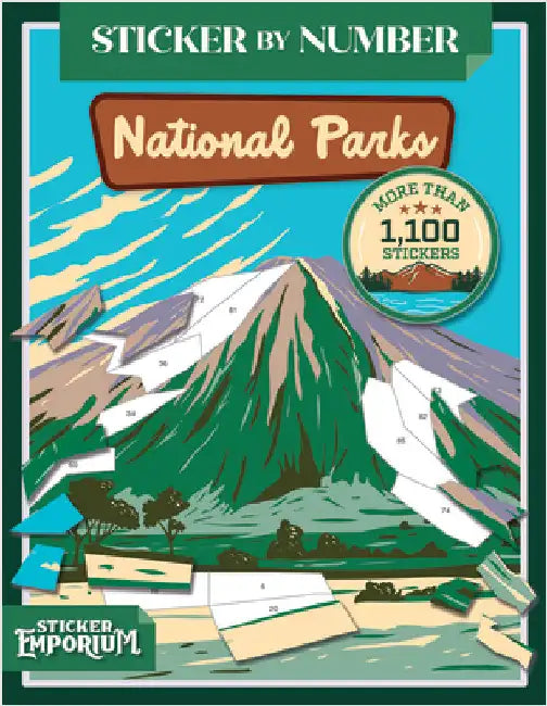 Sticker by Number National Parks: Sticker Emporium by Parragon Books (COR)