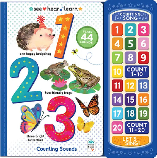 123 (See Hear Learn) by Jaye Garnett, Maria Gabriela Gama, Cottage Door Press