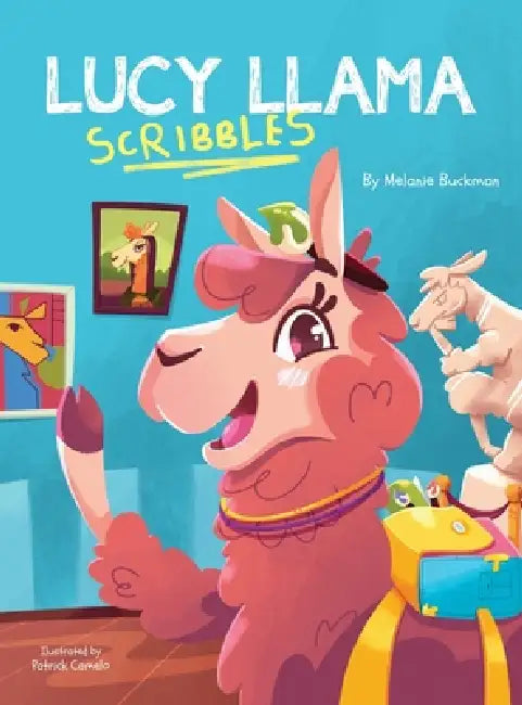 Lucy Llama Scribbles by Melanie Buckman