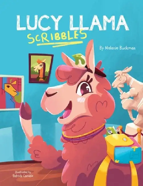 Lucy Llama Scribbles by Melanie Buckman