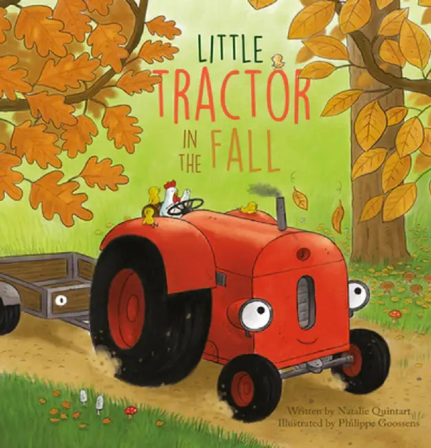 Little Tractor in Fall by Natalie Quintart