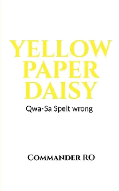 Yellow Paper Daisy by Commander Ro