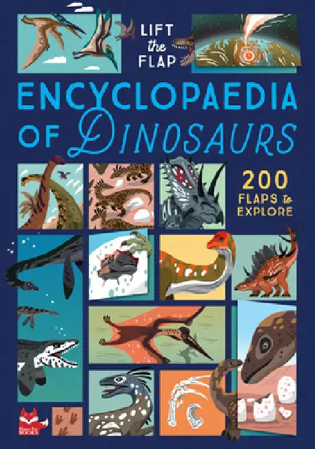 Ultimate Lift the Flap Encyclopedia of Dinosaurs: 200 Flaps to Explore by Eryl Nash, Daniel Hamilton