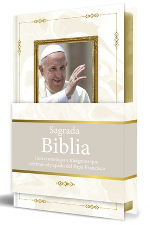 Biblia Católica: Letra Grande. Edición Conmemorativa del Papa Francisco Hc Acolchada / Catholic Bible Large Format Padded Hc Commemorative Edition Pop by Biblia de América