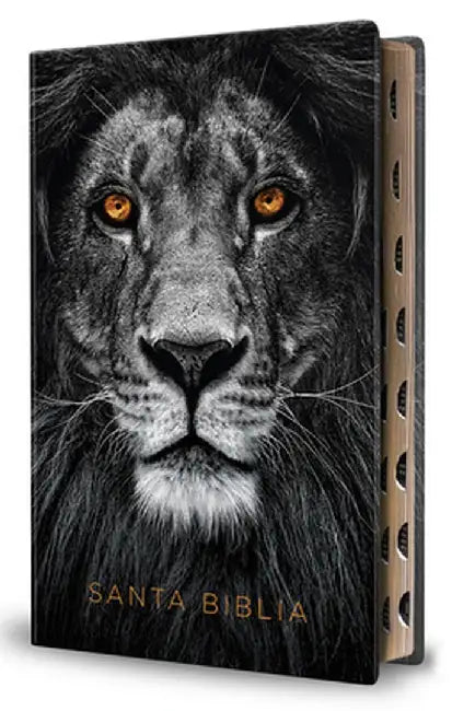 Biblia Reina Valera 1960 Letra Grande. Biblia León Símil Piel Índice / Spanish B Ible Rvr 1960 Handy Size Large Print Imitation Leather Lion of Judah by Reina Valera Revisada 1960