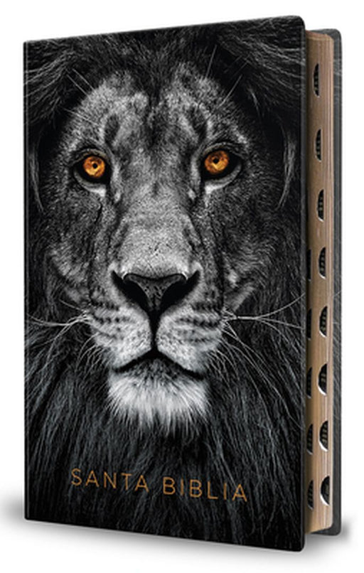 Biblia Reina Valera 1960 Letra Grande. Biblia León Símil Piel Índice / Spanish B Ible Rvr 1960 Handy Size Large Print Imitation Leather Lion of Judah by Reina Valera Revisada 1960