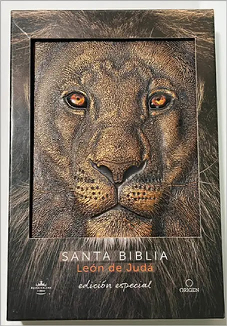 Biblia Rvr 1960 Letra Grande León de Judá Edición Especial Bronce / Spanish Bible Rvr 1960 Large Print Imitation Leather Lion of Judah Special Edition by Reina Valera Revisada 1960