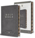 KJV Holy Bible, Giant Print Large Format, Gray Premium Imitation Leather with Ri Bbon Marker, Red Letter, and Thumb Index by Origin