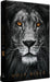 KJV Holy Bible, Large Print Handy Size Format, Hardcover, Lion of Judah, Ribbon Marker, and Red Letter by King James Version