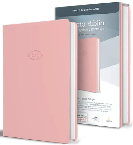 Biblia Rvr 1960 Para Regalos Y Premios, Rosada / Spanish Bible Rvr 1960 Gift and Award Bible Pink by Reina Valera Revisada 1960