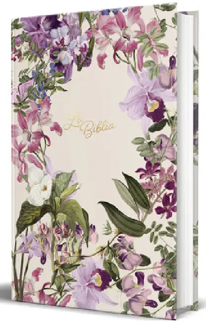 La Biblia Católica: Edición Letra Grande. Tapa Dura, Morada Con Flores / Catholic Bible: Large Print, Hard Cover, Purple with Flowers by Biblia de América