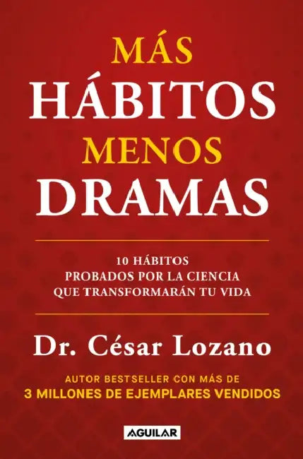 Más Hábitos, Menos Drama. 10 Hábitos Probados Por La Ciencia Que Transformarán Tu Vida / More Habits, Less Drama: 10 Science-Backed Habits by César Lozano