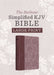 Barbour Simplified Kjv--Large Print [Plum & Paisley] by Barbour Bibles