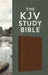 The KJV Study Bible [Chesnut Brown Fish] by Christopher D. Hudson