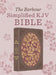 The Barbour Simplified KJV Bible--Deluxe Edition [Brown & Rose Floral Inset] by Barbour Bibles