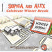 Sophia and Alex Celebrate Winter Break by Denise Bourgeois-Vance
