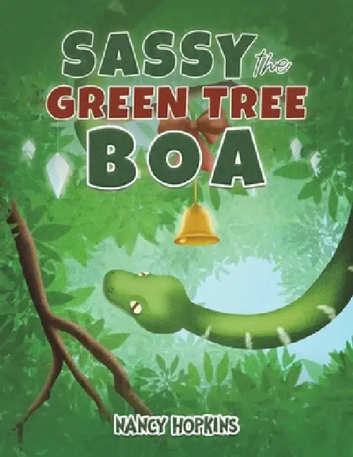 Sassy the Green Tree Boa by Nancy Hopkins