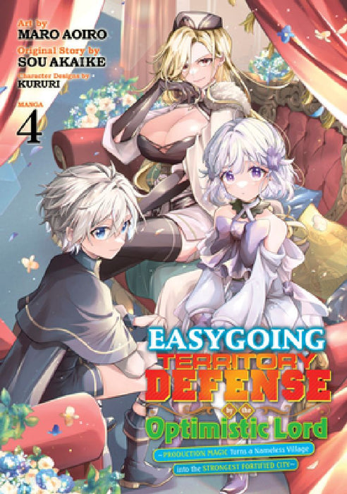 Easygoing Territory Defense by the Optimistic Lord: Production Magic Turns a Nameless Village Into the Strongest Fortified City (Manga) Vol. 4 by Sou Akaike