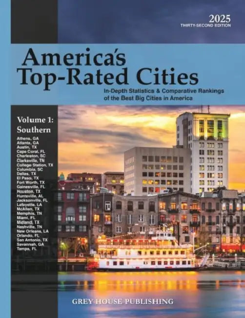 America's Top-Rated Cities, 4 Volume Set, 2025: Print Purchase Includes 2 Years Free Online Access by David Garoogian