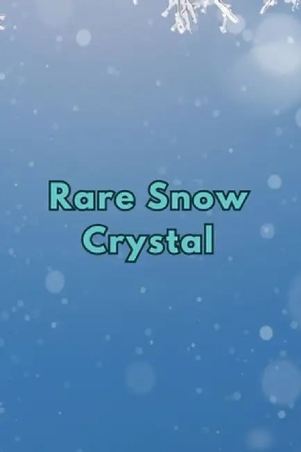 Rare Snow Crystal by Shaina Roy