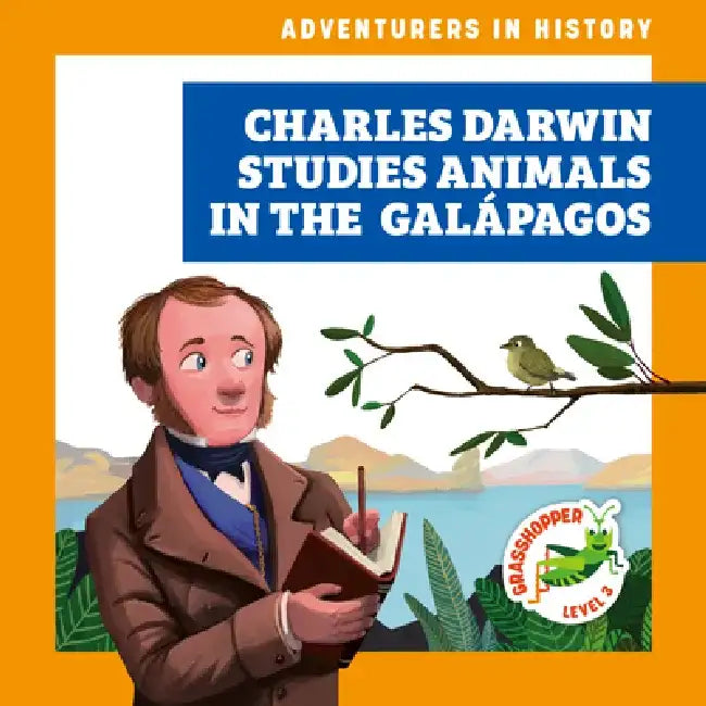 Charles Darwin Studies Animals in the Galápagos by Janie Havemeyer