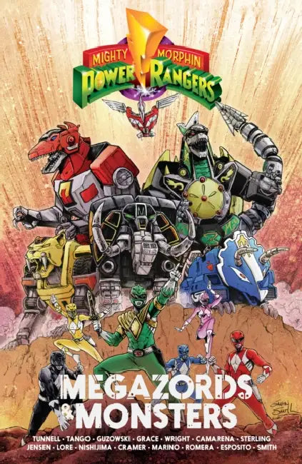 Mighty Morphin Power Rangers: Megazords & Monsters by Zoe Tunnell, Various, Tango