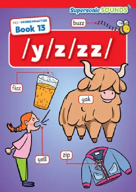 Red Sound Practice Book 13 /Y/Z/Zz by N/A