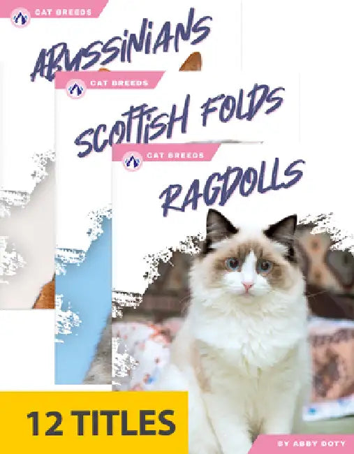 Cat Breeds (Set of 12) by Abby Doty