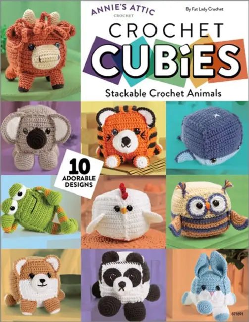 Crochet Cubies: Stackable Crochet Animals by Fat Lady Crochet By Trish Hoskin