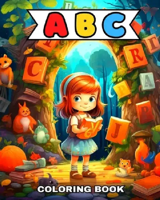 ABC Coloring Book: ABC Toddler Coloring Pages with Animals, Toys, Vehicles, Fruits and More by Regina Peay