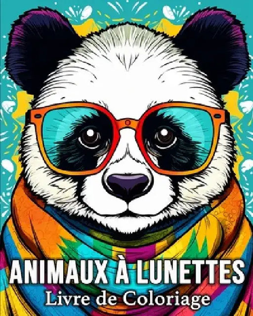 Animaux à Lunettes Livre de Coloriage: 50 Images D'animaux Zen pour Réduire le Stress et se Détendre by Lea Schöning Bb