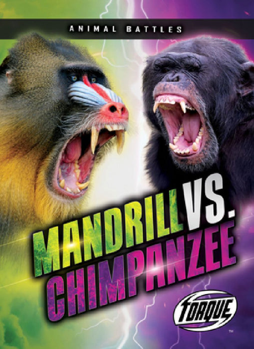 Mandrill vs. Chimpanzee by Nathan Sommer