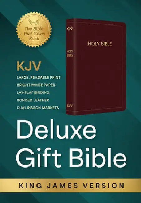 KJV Holy Bible: Deluxe Gift Bible - Burgundy Bonded Leather: King James Version Bible by Global Publishing Partners
