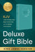 KJV Holy Bible: Deluxe Gift Bible - Turquoise Circle Leaf: King James Version Bible by Global Publishing Partners