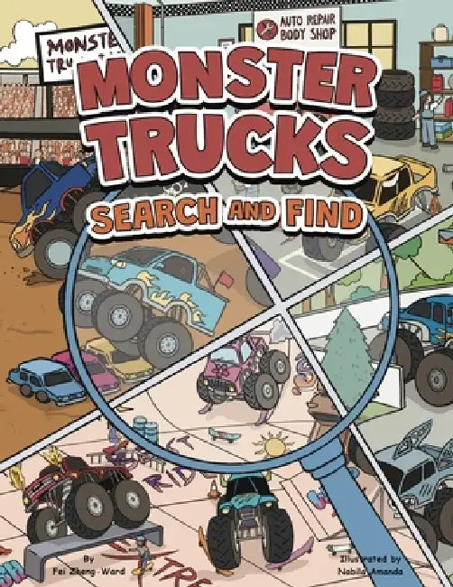 Monster Trucks Search and Find: A Fun, Imaginative, and Educational Search and Find Book for Smart and Curious Kids by Fei Zheng-Ward