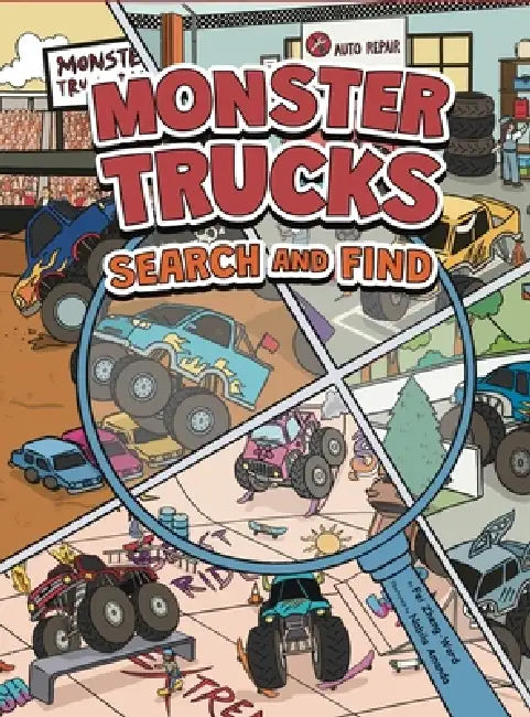 Monster Trucks Search and Find: A Fun, Imaginative, and Educational Search and Find Book for Smart and Curious Kids by Fei Zheng-Ward