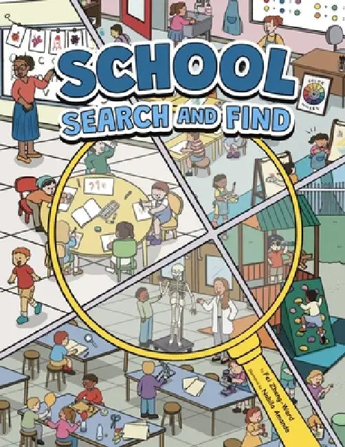 School Search and Find: Preparing Kids for School, Get Kids Excited About School, Fun School Stuff for Kids, Fun School Activities for Kids, Help Kids by Fei Zheng-Ward