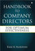 Handbook to Company Directors: For Optimum Effectiveness: Unravelling My Tobacco Tale by Ram K Narayan