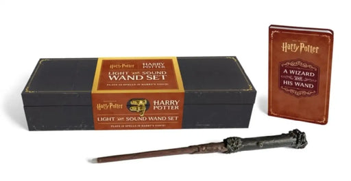 Harry Potter: Harry Potter Light and Sound Wand Set: Plays 12 Spells in Harry’s Voice! by Donald Lemke