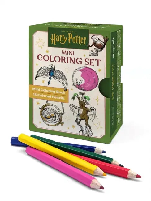 Harry Potter Mini Coloring Set: Includes Mini Coloring Book and 18 Colored Pencils by Running Press