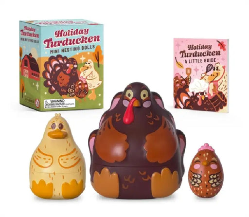 Holiday Turducken Mini Nesting Dolls by Aryn Porter