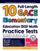 10 Full-Length GACE Elementary Education (501) Math Practice Tests: The Practice You Need to Ace the GACE Elementary Education Math Test by Reza Nazari
