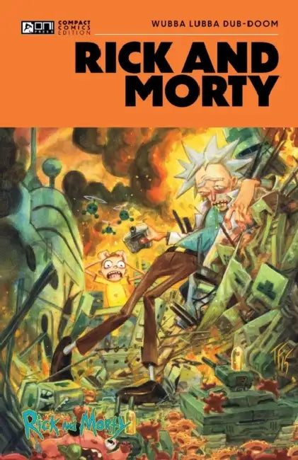Rick and Morty Oni Compact Comics Edition: Wubba Lubba Dub-Doom by Tom Fowler, Alex Firer, Tom Fowler